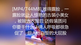 [MP4/744MB] 难得露脸，一露脸就让人惊艳的古装小美女，被除去衣服后 还假装质问 你要干什么？俩人呼吸都很急促了，后入她白皙的大屁股