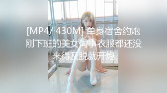 [MP4/ 430M] 单身宿舍约炮刚下班的美女同事衣服都还没来得及脱就开炮