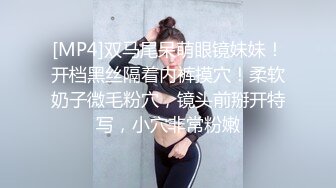 [MP4]双马尾呆萌眼镜妹妹！开档黑丝隔着内裤摸穴！柔软奶子微毛粉穴，镜头前掰开特写，小穴非常粉嫩