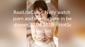 RealLifeCam - Nelly watch porn and masturbate in bedroom 22.04.2019 - HotScopes.net