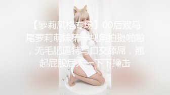 【萝莉风格专场】00后双马尾萝莉萌妹第一视角拍摄啪啪，无毛肥逼特写口交舔屌，翘起屁股后入一下下撞击